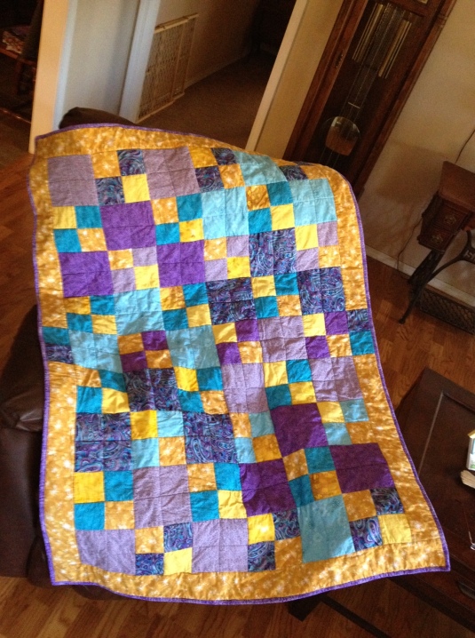 Kamryn's purple quilt